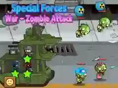 Jogo Forças Especiais - Ataque de Zumbis online Jogo Forças Especiais - Ataque de Zumbis online