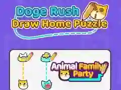 Jogo Doge Rush: Desenhe o Quebra-Cabeça da Casa online Jogo Doge Rush: Desenhe o Quebra-Cabeça da Casa online