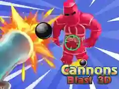 Jogo Explosão de Canhões 3D online Jogo Explosão de Canhões 3D online