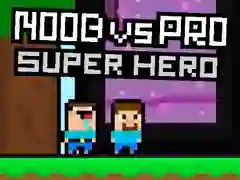 Jogo Noob vs Pro Super-Herói online Jogo Noob vs Pro Super-Herói online