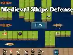Jogo Defesa de Navios Medievais online