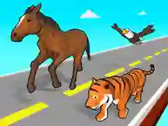 Jogo Corrida de Transformação Animal online