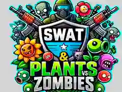 Jogo SWAT e Plantas vs Zumbis online Jogo SWAT e Plantas vs Zumbis online