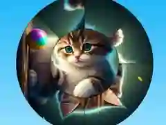 Jogo Quebra-Cabeça Redondo: Colete Imagens com Gatinhos Fofo online Jogo Quebra-Cabeça Redondo: Colete Imagens com Gatinhos Fofo online