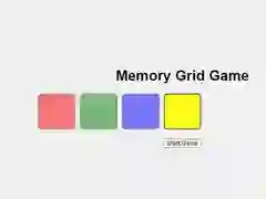 Jogo Grade de Memória online