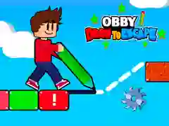 Jogo Obby Desenhar para Escapar online