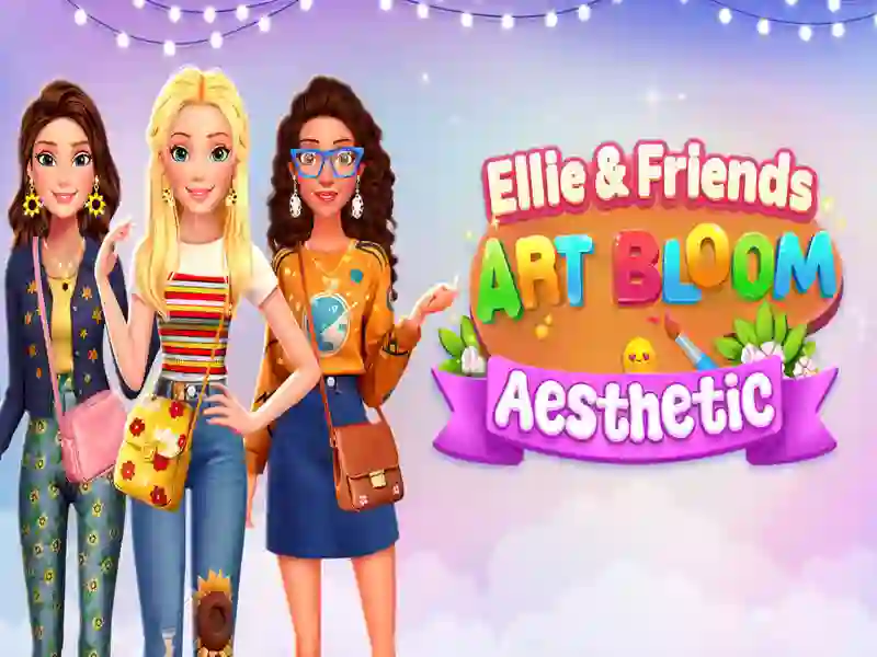 Jogo Ellie e Friends Art Bloom estética online