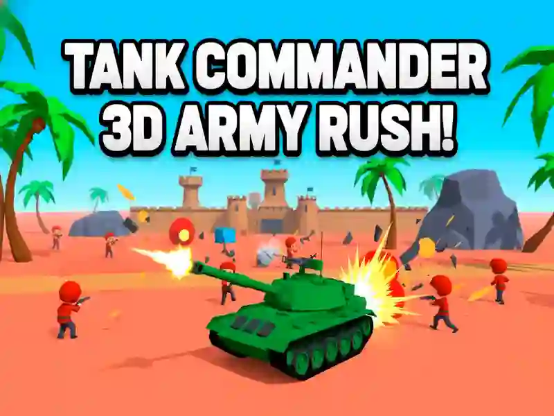 Jogo Comandante de Tanque 3d Army Rush! online