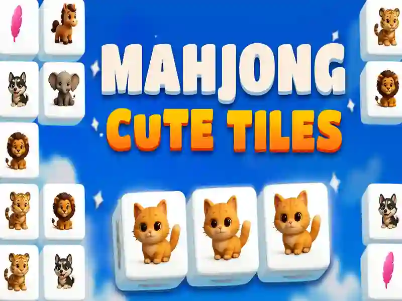 Jogo Azulejos fofos de Mahjong online