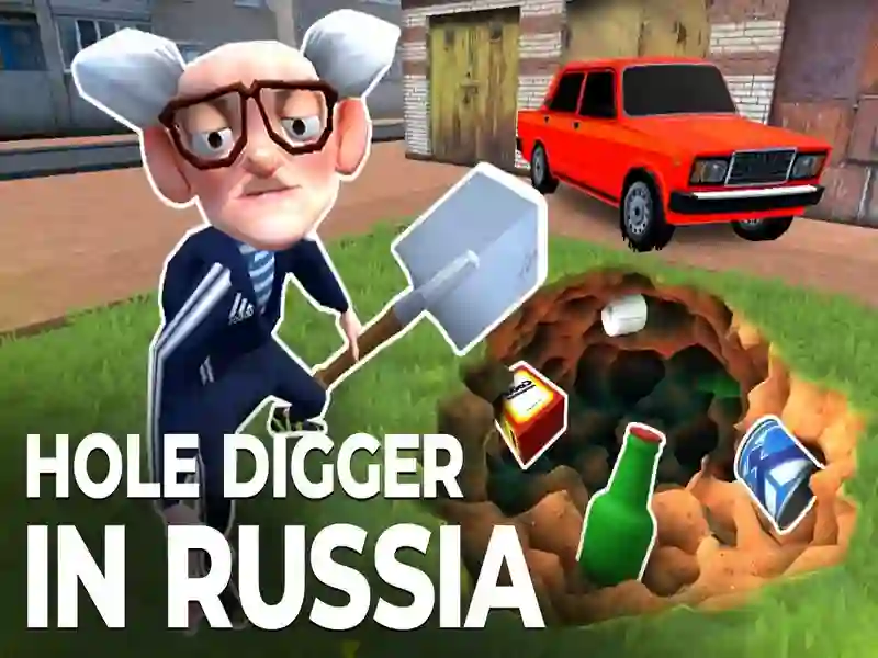 Jogo Cavar um buraco na Rússia online