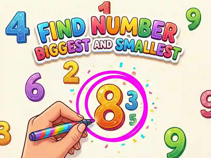 Jogo Find Number Biggest and Smallest online