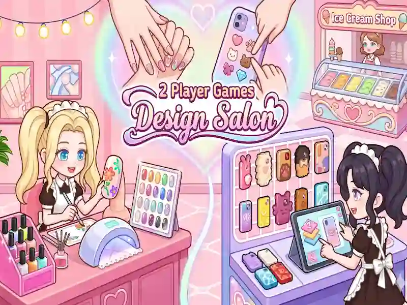 Jogo 2 Player Games Design Salon online