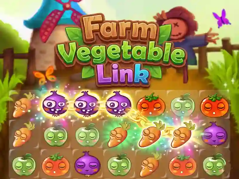 Jogo Farm Vegetable Link online