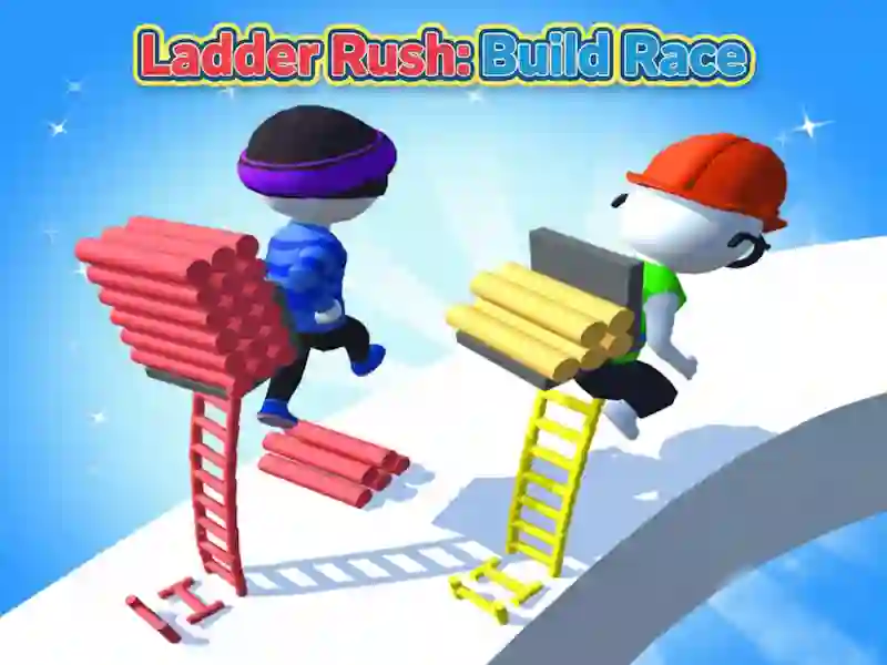 Jogo Ladder Rush: Construir Corrida online