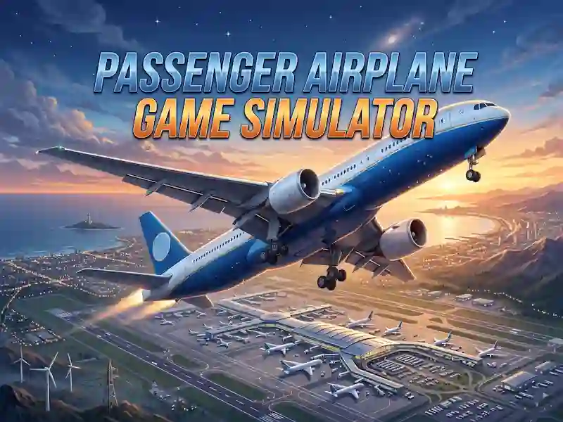 Jogo Passenger Airplane Game Simulator online