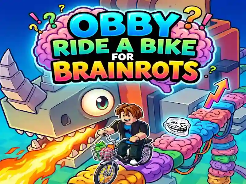 Jogo Obby Ride a Bike For Brainrots online