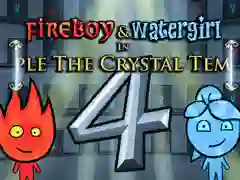 Jogo Rapaz Fogo e Rapariga Água 4: Templo de Cristal online