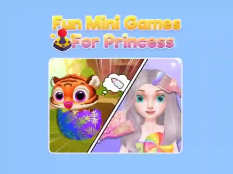 Jogo Minijogos divertidos para princesa online