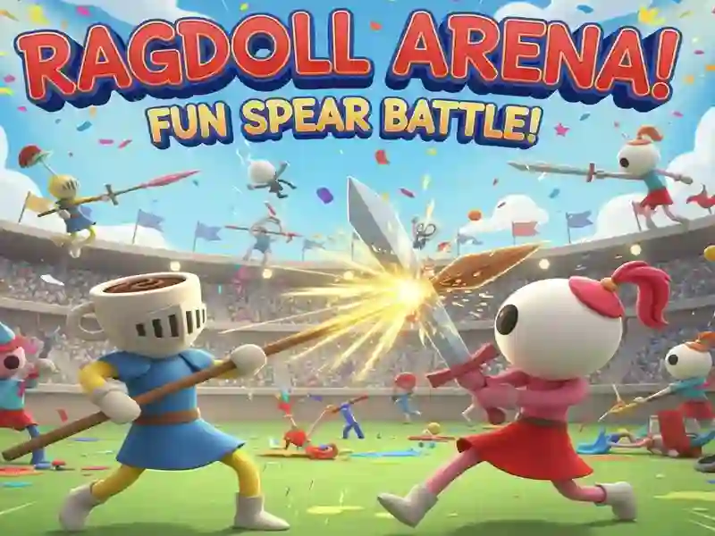 Jogo Arena Ragdoll! Batalha divertida de lança! online