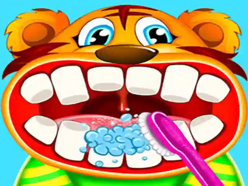 Jogo Cuidar do dentista do bebê panda online