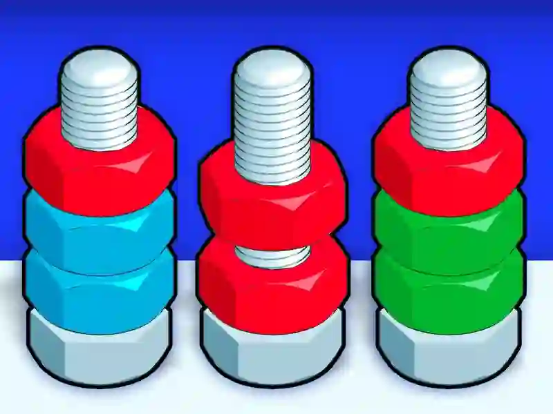 Jogo Classificação de nozes e parafusos online Jogo Classificação de nozes e parafusos online