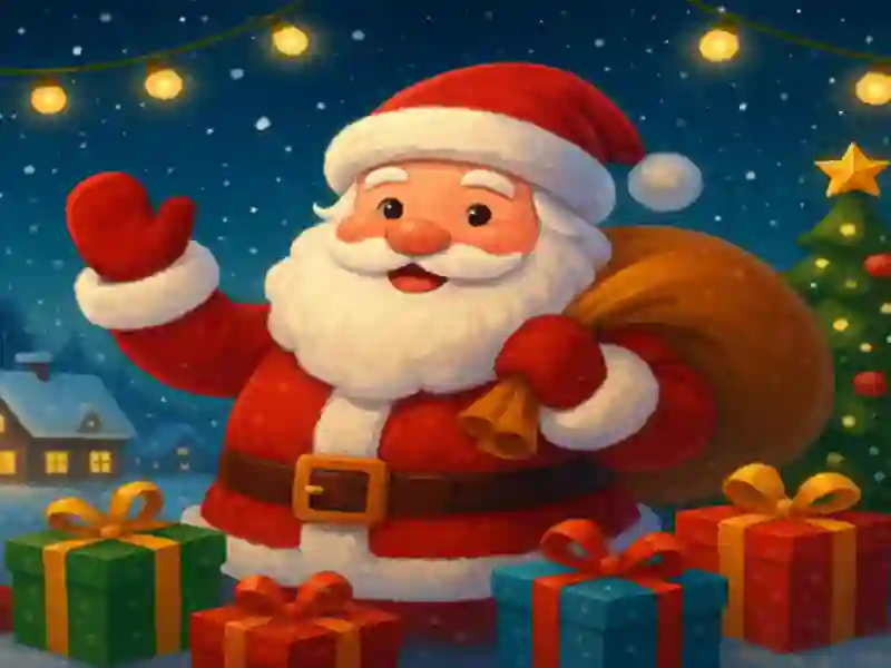 Jogo Papai Noel coletando presentes online