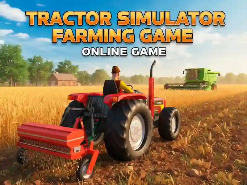 Jogo Jogo de agricultura de simulador de trator online