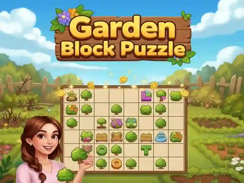Jogo Quebra-cabeça de blocos de jardim online