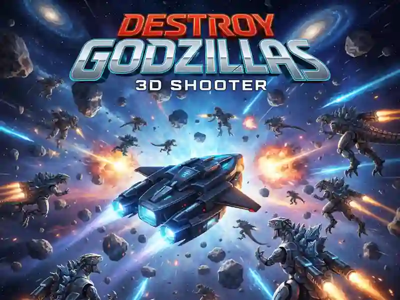 Jogo Destrua Godzillas: atirador 3D online