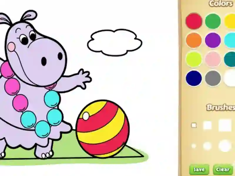 Jogo Baby Farm Animals Coloring Book for Kids online