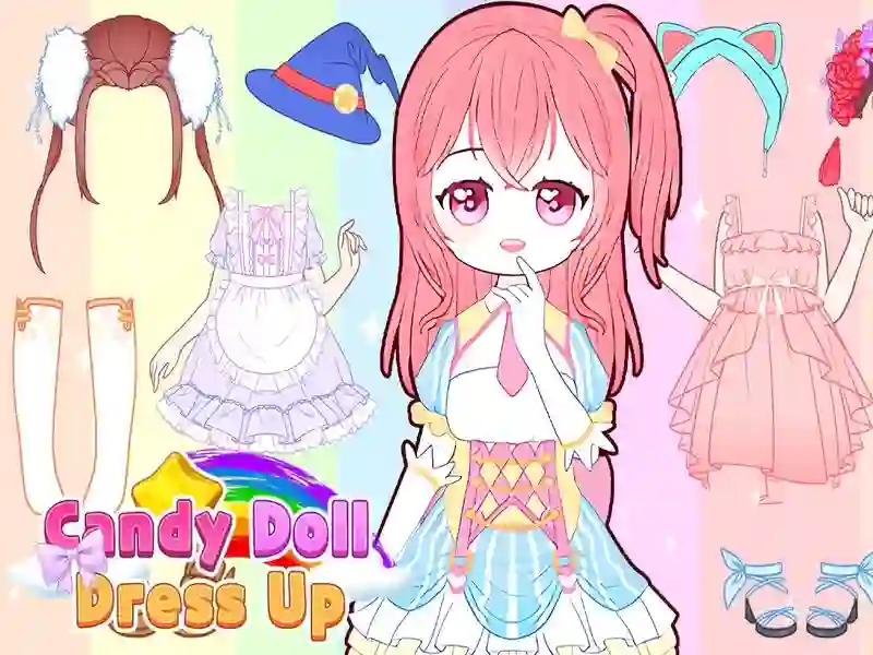 Jogo Candy Doll Dress Up online