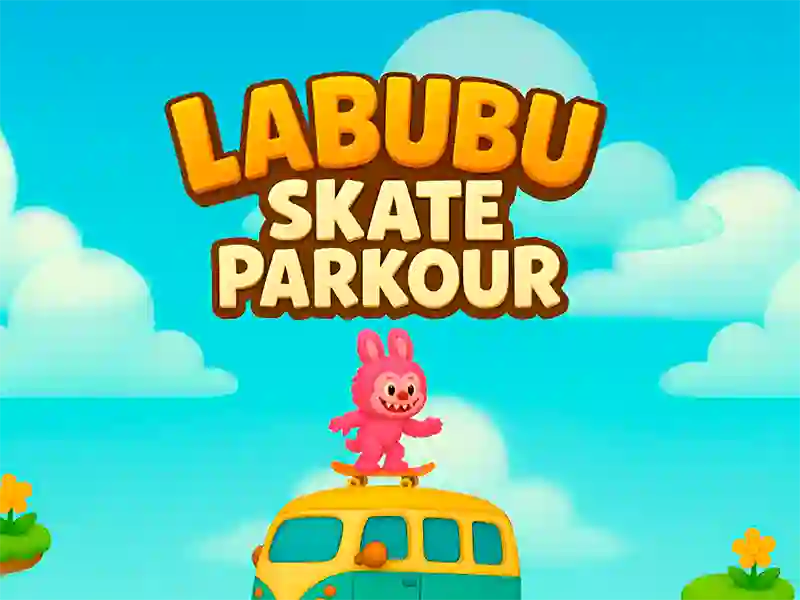 Jogo Parkour de skate de Labubu online Jogo Parkour de skate de Labubu online