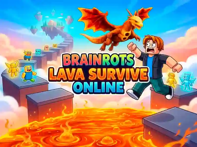 Jogo Brainrots Lava Survive Online online