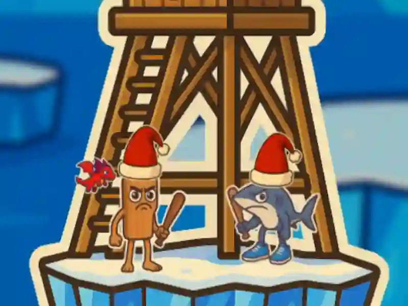 Jogo Tung Tung Sahur Snow Arena online