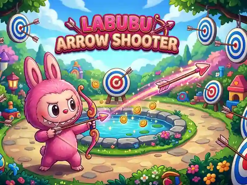 Jogo Atirador de Flecha Labubu online