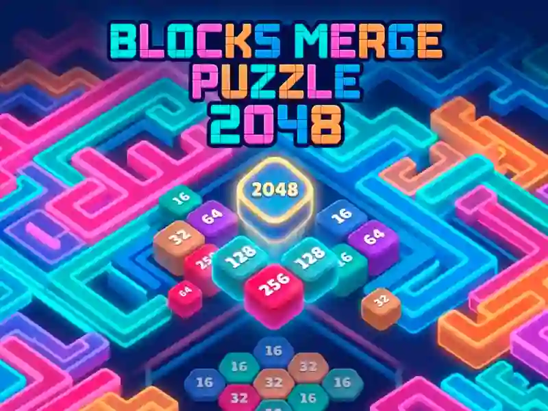 Jogo Blocks Merge Puzzle 2048 online