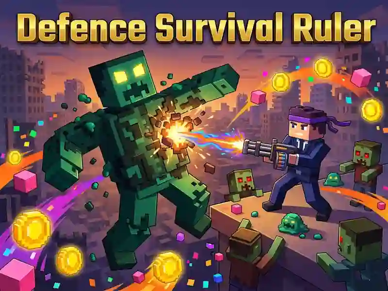 Jogo Defence Survival Ruler online