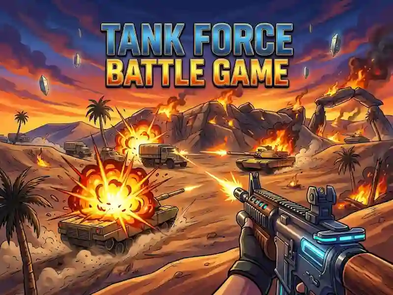 Jogo Tank Force Battle Game online