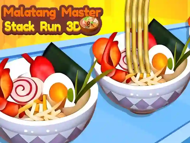 Jogo Malatang Master Stack Run 3D online