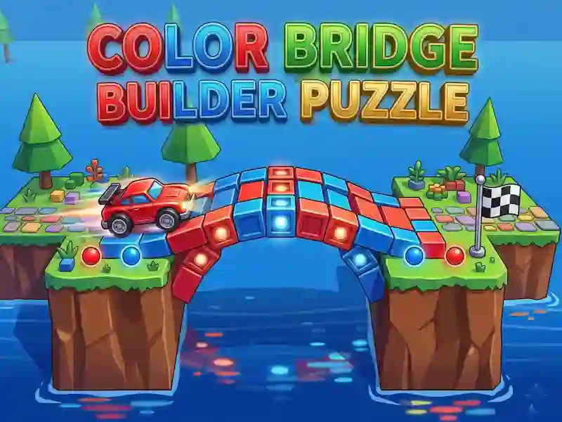 Jogo Color Bridge Builder Puzzle online