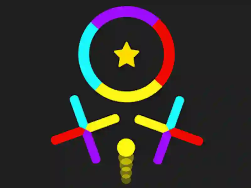 Jogo Salto de bola trocando as cores online