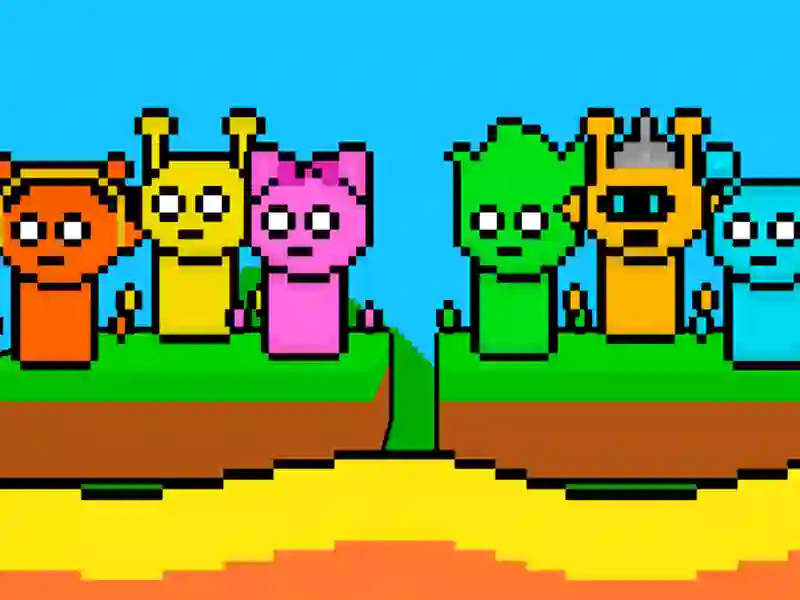 Jogo Sprunki Lava Escape 2Player online Jogo Sprunki Lava Escape 2Player online