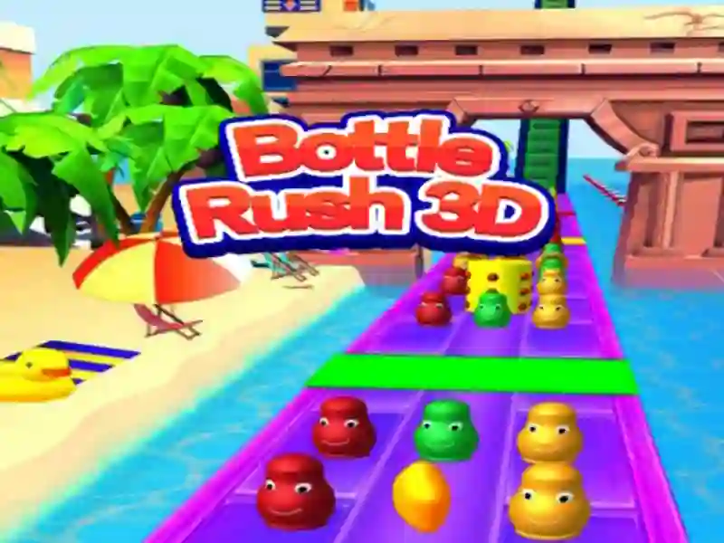 Jogo Corrida de garrafas 3D online Jogo Corrida de garrafas 3D online