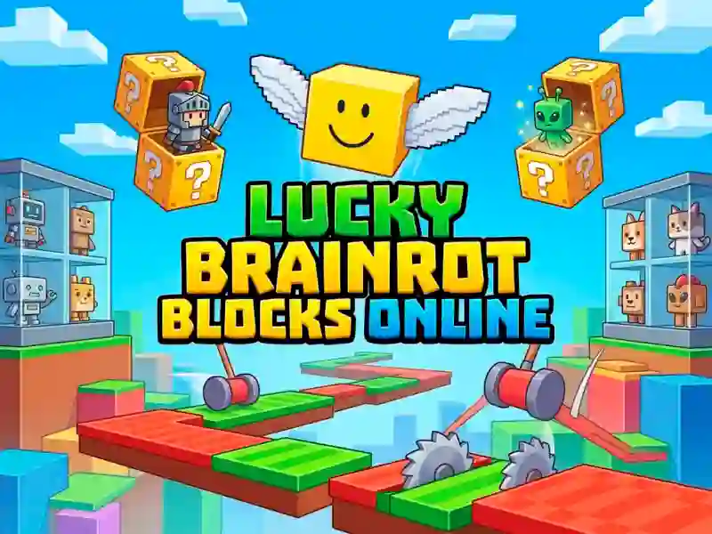 Jogo Lucky Brainrot Blocks Online online