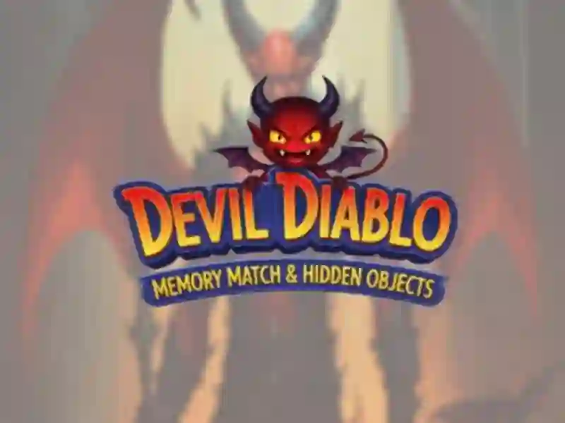 Jogo Devil Diablo Memory Match e objetos ocultos online