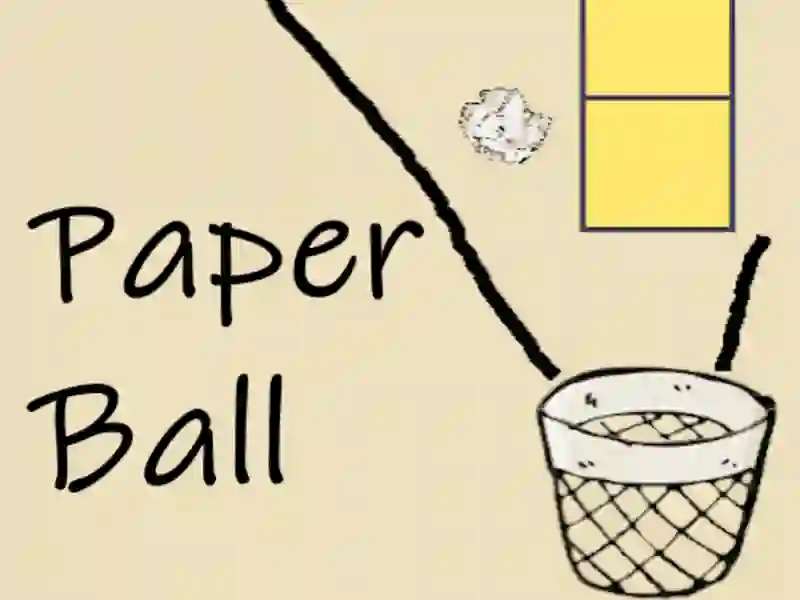 Jogo Bola de papel online Jogo Bola de papel online