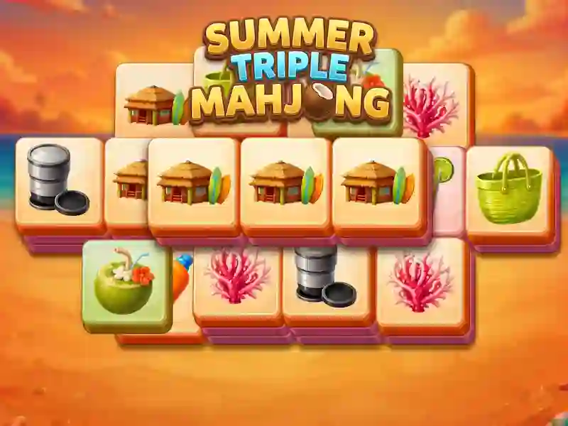 Jogo Summer Triple Mahjong online