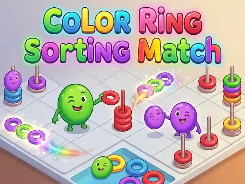 Jogo Color Ring Sorting Match online
