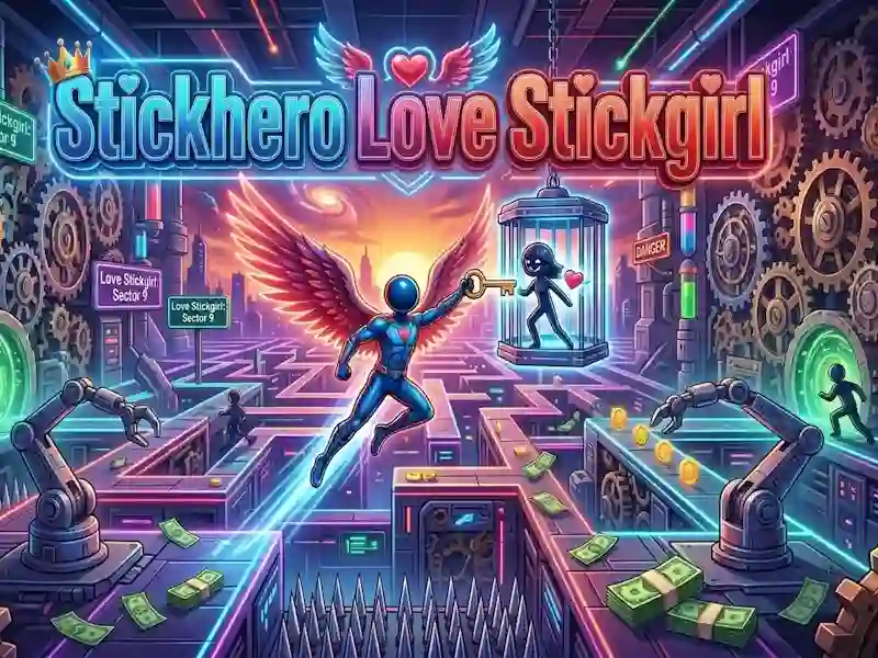 Jogo Stickhero Amor Stickgirl online