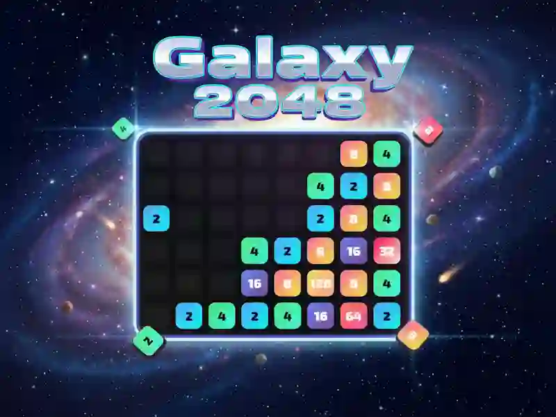 Jogo Galáxia 2048 online